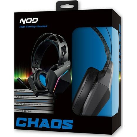 Ακουστικά NOD CHAOS με RGB LED Φωτισμό Gaming Headset